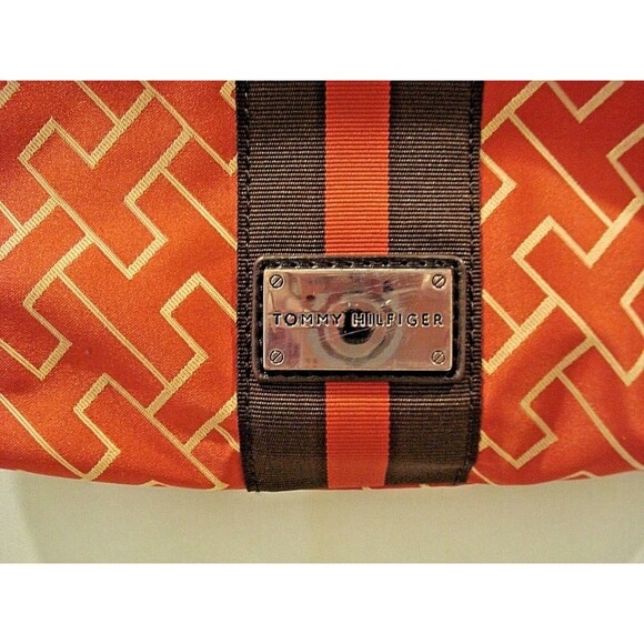 Tommy Hilfiger Crossbody Bag Red Signature Purse Adjustable Strap - Picture 3 of 6